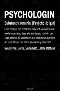 Psychologin Notizbuch