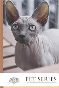 One Hundred and Fifty page lined Cat Journal