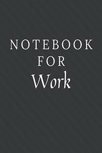 Notebook For Work