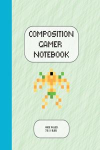 Composition Gamer Notebook Wide Ruled