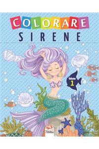 Colorare sirene - Volume 1