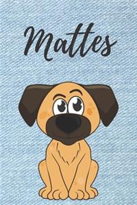 Mattes Hund-Malbuch / Notizbuch Tagebuch