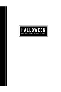 Halloween Party Night Planner