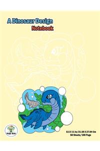 A dinosaur Design Notebook