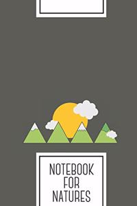 Notebook for Natures
