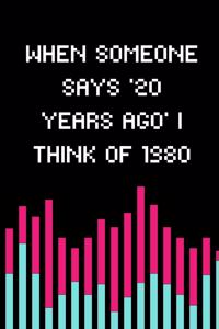 When someone says 20 years ago I think of 1980