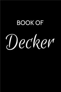 Decker Journal