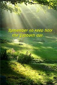 2020 Weekly Planner Religious Theme Third Commandment Traditional Wording