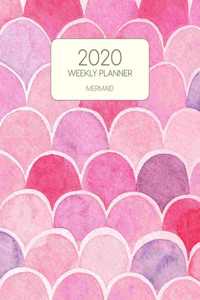 2020 Weekly Planner Mermaid