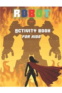 Robot Activity Book for Kids