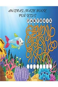 Animal maze book for kids