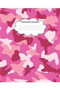 Camo Composition Notebook