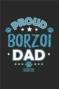 Proud Borzoi Dad Calendar 2020