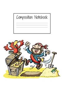 Composition Notebook: Pirate and Treasure Notebook