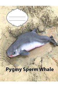 Pygmy Sperm Whale Wide Ruled Line Paper Composition Book