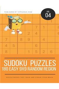 Sudoku Puzzles - 180 Easy 9x9 Random Regions