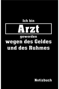 Ich Bin Arzt Geworden Notizbuch