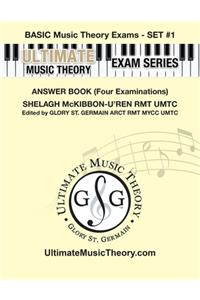 Basic Music Theory Exams Set #1 Answer Book - Ultimate Music Theory Exam Series