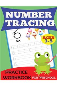 Number Tracing Practice Workbook
