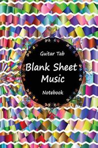 Guitar Tab Blank Sheet Music Notebook