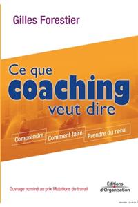 Ce que coaching veut dire