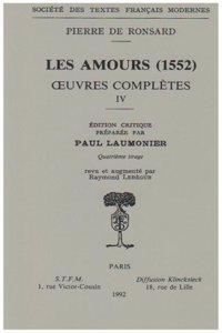 Tome IV - Les Amours (1552)