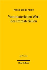 Vom materiellen Wert des Immateriellen