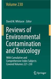 Reviews of Environmental Contamination and Toxicology Volume