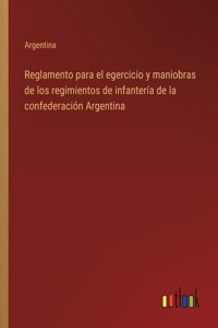 Reglamento para el egercicio y maniobras de los regimientos de infantería de la confederación Argentina