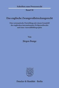Das Englische Zwangsvollstreckungsrecht