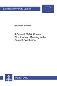 II Samuel 21-24