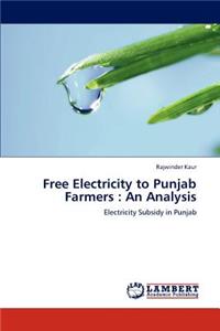 Free Electricity to Punjab Farmers