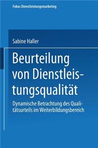 Beurteilung von Dienstleistungsqualität
