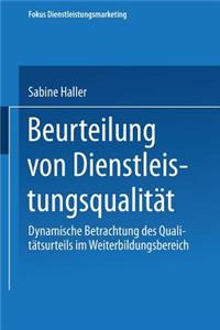 Beurteilung Von Dienstleistungsqualität