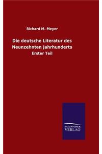 deutsche Literatur des Neunzehnten Jahrhunderts