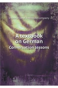 A textbook on German Conversation lessons