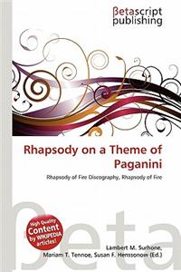 Rhapsody on a Theme of Paganini