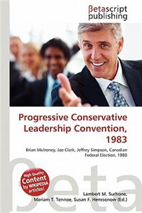 Progressive Conservative Leadership Convention, 1983