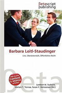 Barbara Leitl-Staudinger