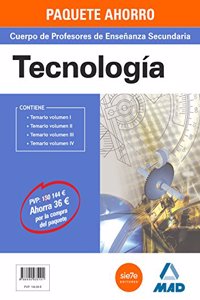 PAQUETE AHORRO TECNOLOGIA CUERPO DE PROFESORES DE ENSENANZA SECUNDARIA