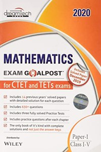 Mathematics Exam Goalpost For Ctet And Tets Exams, Paper-I, Class I-V, 2020