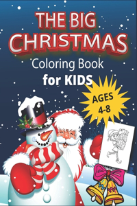 Big Christmas Coloring Book for Kids ages 4-8