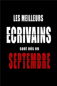 Les Meilleurs Ecrivains sont nés en Septembre carnet de notes