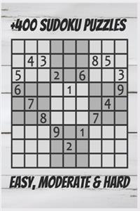 400+ Sudoku Puzzles Easy, Moderate & Hard