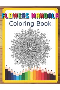 Flowers Mandala Coloring Book