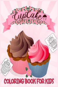 Cupcake Coloring Book For Kids