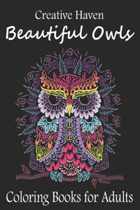 Creative Haven Beautiful Owls Coloring Book For Adults