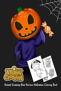Animal Crossing New Horizon Halloween Coloring Book