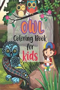 Owl Coloring Book For Kids