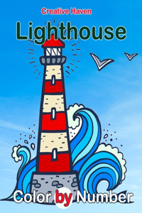 Creative Haven Lighthouse Color by Number